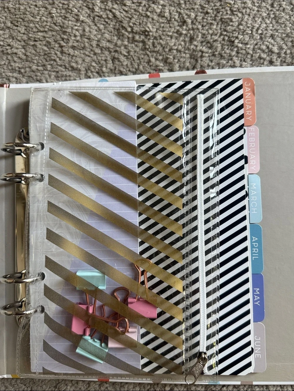 Confetti Dot Planner Binder!